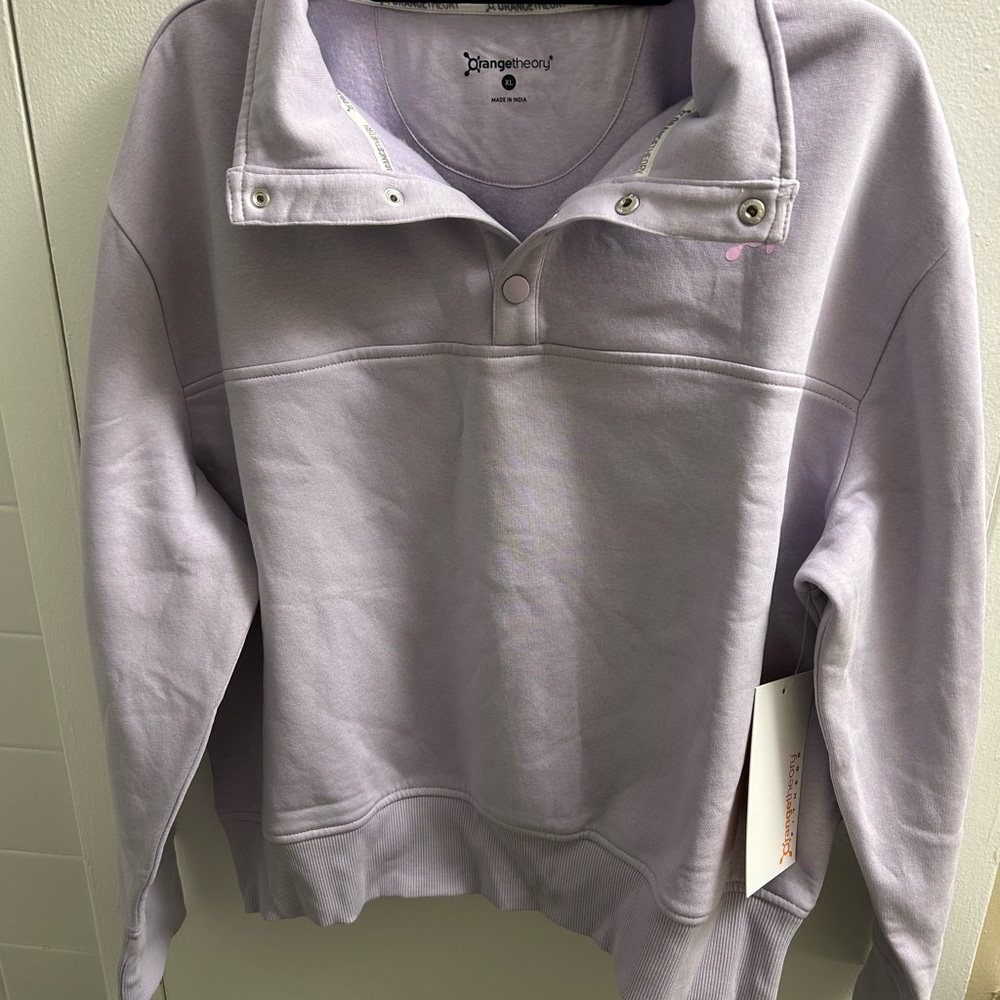 Orangetheory Light Purple Quarter-Zip Top